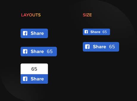 create facebook share button.